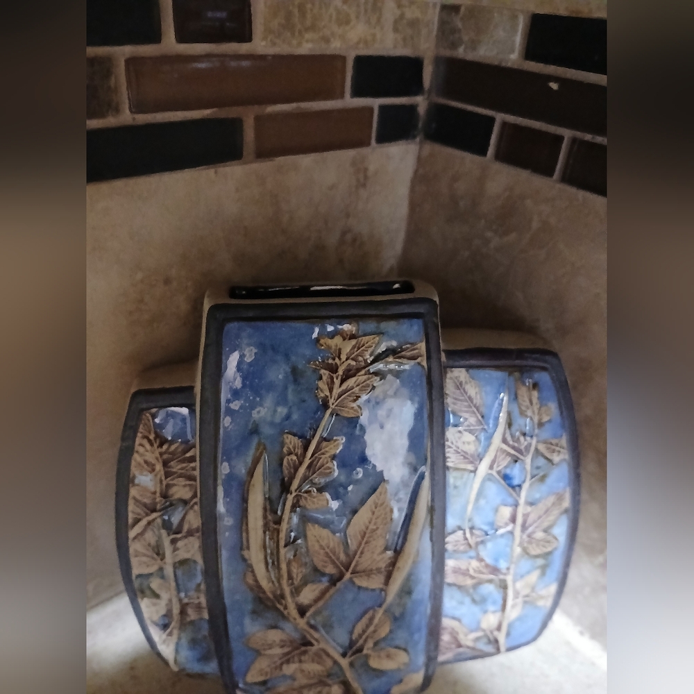Tenmoku Pottery Retro Wall Decorative Display.